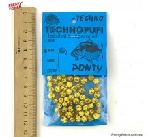Наживка пенопласт Techno (миди) Карп (10шт)