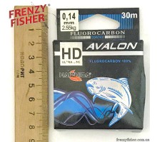 Жилка Avalon Fluorocarbon 0,14мм (30м)