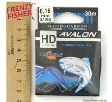 Жилка Avalon Fluorocarbon 0,16мм (30м)