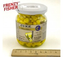 Наживка кукуруза Cukk крашен. в стек. банке 125гр. пальмовое масло