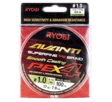 Шнур RYOBI AVANTI X4 Green 100м PE#1.0