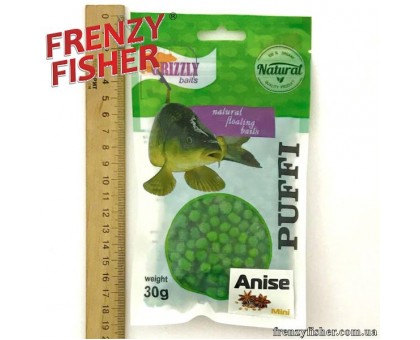 Наживка тесто воздушное Puffi Grizzly baits30гр. анис