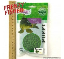 Наживка тесто воздушное Puffi Grizzly baits30гр. конопля