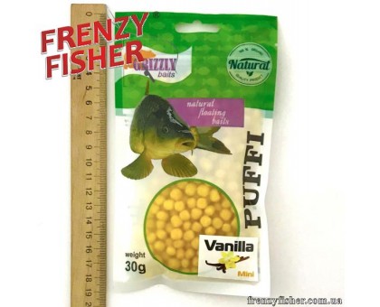 Наживка тесто воздушное Puffi Grizzly baits30гр. ваниль