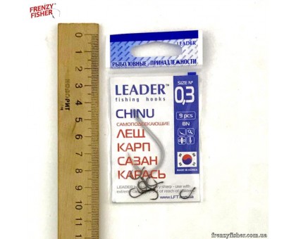 Крючок Leader CHINU №0,3