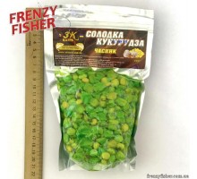 Наживка 3К Baits MIX Кукуруза (с чесноком) 400г.