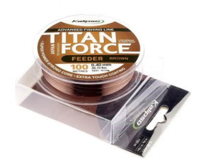 Леска Kalipso Titan Force Feeder BR 100m 0,40мм