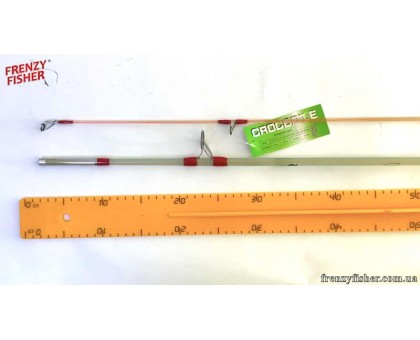 Спиннинг "Crocodile" 1.80м прозрачный на резьбе (100-250гр.) SFK-16