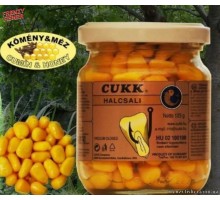 Наживка кукуруза Cukk крашен. в стек. банке 125гр. тмин-мед