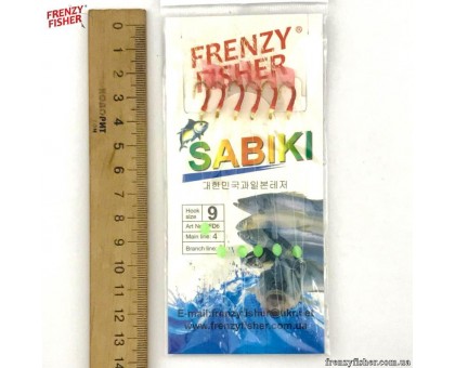 Самодур Frenzy Fisher ("креветка")№9 (6кр.) SFK-3
