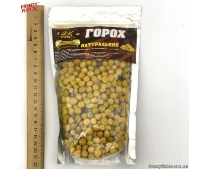 Наживка 3К Baits Горох (натуральный) 400г.