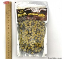 Наживка 3К Baits MIX Горох (с коноплей) 400г.
