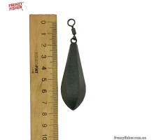 Груз Карповый с вертлюгом PIRANHA КРАШЕННЫЙ ГОРИЗОНТ 100 г