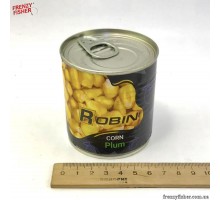 Наживка кукуруза Robin (ж/б 200гр.) слива