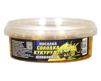 Насадка кукурудза 3К Baits 150мл в пластику "Солодка кукурудза" Шовковиця