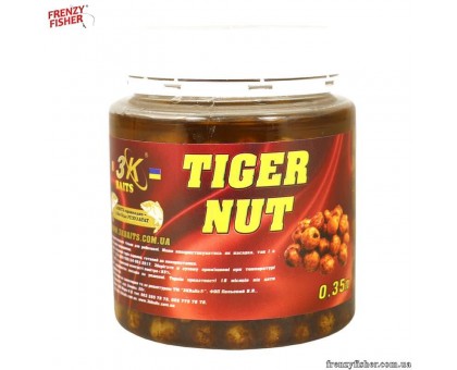 Наживка 3К Baits Тигровый орех (Натур) 350г БАНКА