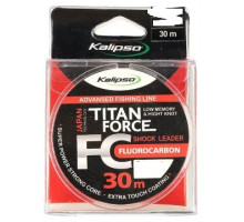 Леска Флюорокарбон Kalipso Titan Force FC Leader 30m 0,20мм