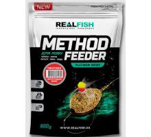 Прикормка RealFish Метод - Фідер (Фруктовий мікс) 0,8 кг.