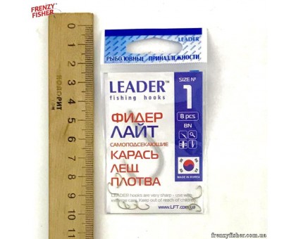 Крючок Leader KAIZU (ФИДЕР GOLD лайт) №1
