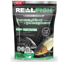 Прикормка "RealFish" Амур - Товстолоб (Кріп) 0,9 кг.