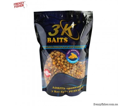 Наживка 3К Baits MIX Зерновой кукуруза (С горохом) 500г.