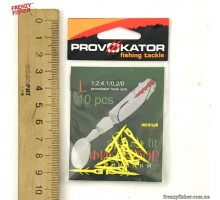 Фиксатор для силикона Желтый L (10х10шт) 20мм Provokator