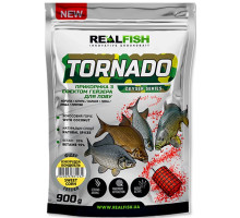 Прикормка REAL FISH Торнадо Фідер (Кукурудза Бондюель) 0,9 кг.
