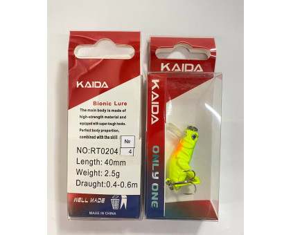 Воблер KAIDA Цвіркун RT 0204 40мм 2,5г (0,4-0,6м) №4