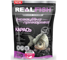 Прикормка "RealFish" Карась (Малина) 1 кг.