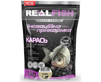 Прикормка "RealFish" Карась (Халва) 1 кг.
