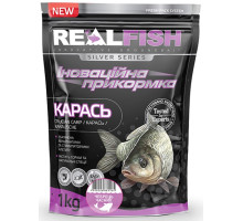 Прикормка "RealFish" Карась (Чебрець - часник) 1 кг.