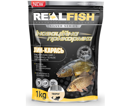 Прикормка "RealFish" Линь - Карась (Сир) 1 кг.