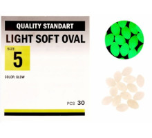 Бусинка Kalipso Light soft oval №5 (30) glow 16060148