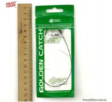 Поводки GC Titanium Leaders 25см d 0.40mm 15кг (2шт/уп)
