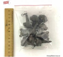 Груз Карповый Булава (крашен.) 70гр.(10шт/уп)