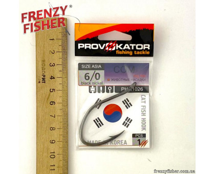 Крючок PROVOKATOR  CAT FISH  №6/0 (1шт/уп)
