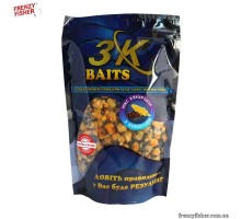 Наживка 3К Baits MIX Зерновой кукуруза (с коноплей) 400г.