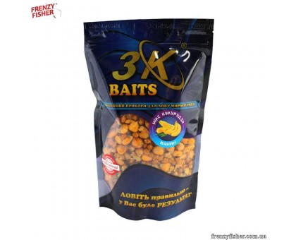 Наживка 3К Baits MIX Зерновой кукуруза (банан) 500г.