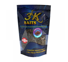Наживка 3К Baits MIX Конопля НАТУРАЛ. 400г.