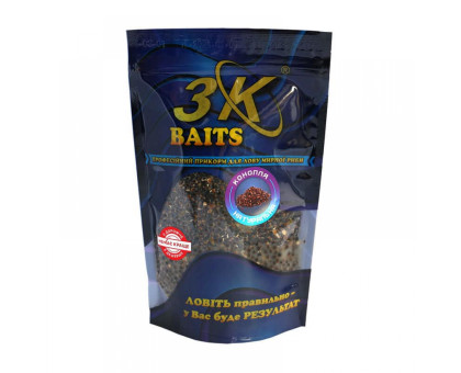 Наживка 3К Baits MIX Конопля НАТУРАЛ. 400г.
