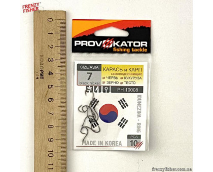 Крючок PROVOKATOR  IDUMEZINA-RING  №7