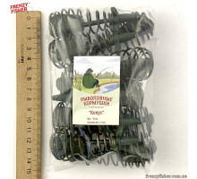 Кормушка  Конус Пружина (зеленая) с тройником 70гр. (10шт\уп)