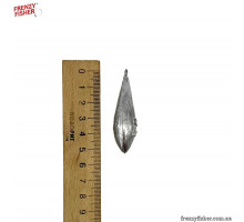 Груз КАРПОВЫЙ Пуля (НЕ крашен.) 40гр. (10шт/уп)