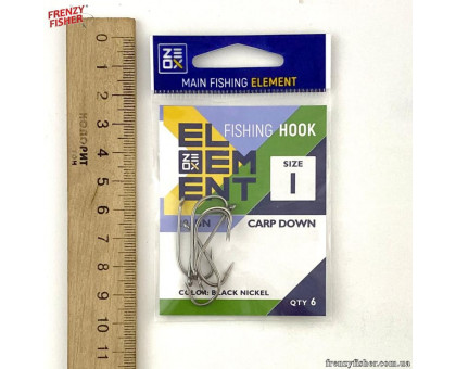Крючок ZEOX Carp Down 201BN №1