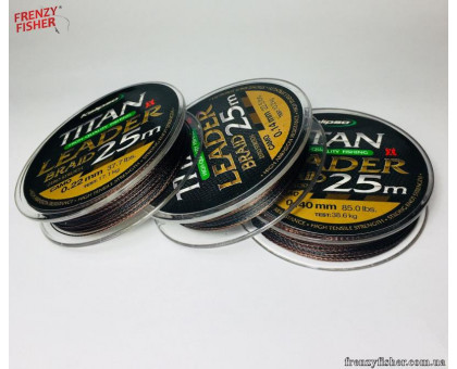 Поводочный материал Kalipso Titan Braid Camo 25м 0,18мм