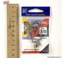 Крючок ZEOX Worm 302BN №3/0