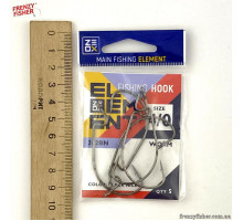 Крючок ZEOX Worm 302BN №4/0