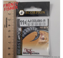 Крючок Scorpion AJI DUOSKI RED № 11