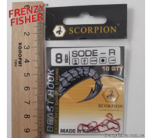Крючок Scorpion Sode RED № 8