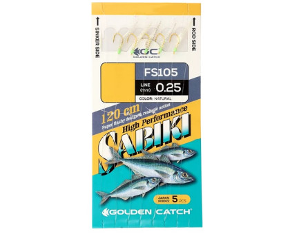 Самодур GC Aji Sabiki FS 105 №6 Natural (5гачків) 4339030